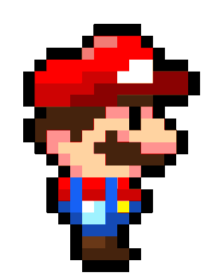 Mario character running